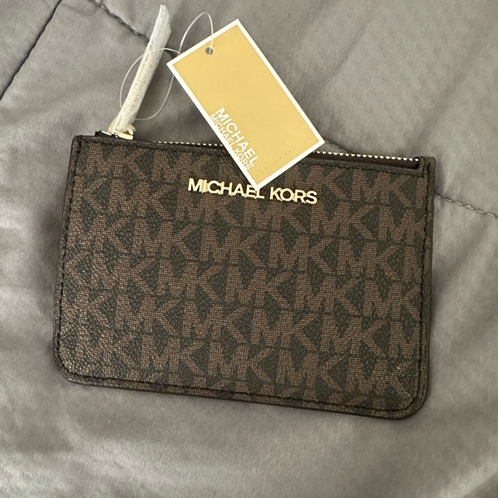 Michael Kors Tan Card Holder